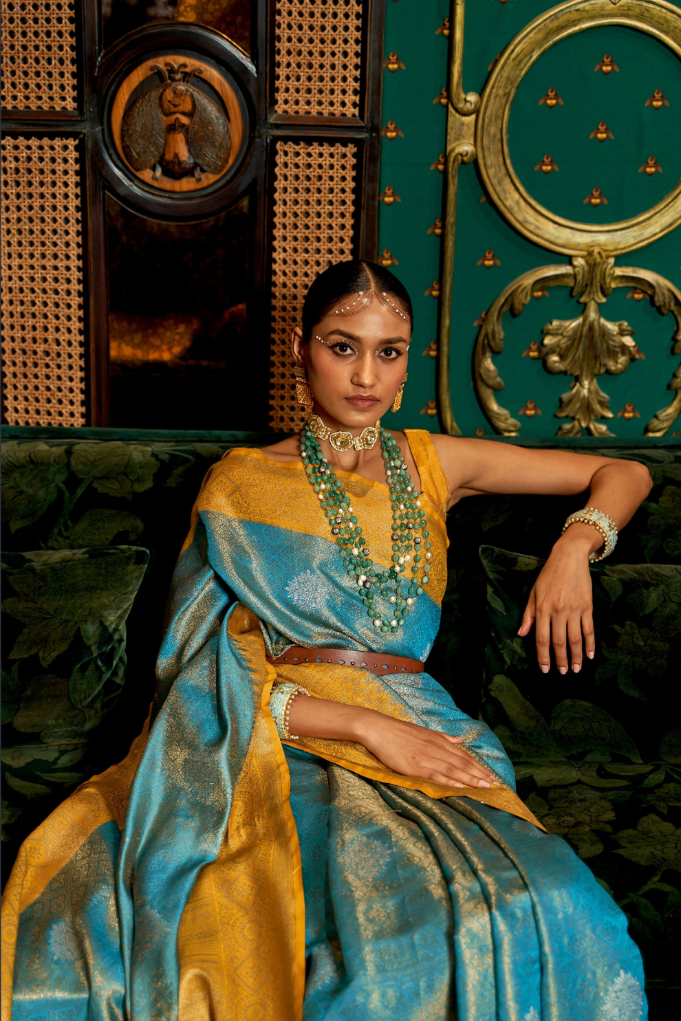 Pure Silk Saree with Rich Zari Weave & Charming Pallu Tassels