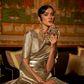 Zari Banarasi Saree with Ethnic Motifs Woven Design