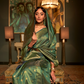 Zari Banarasi Saree with Ethnic Motifs Woven Design