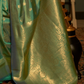 Zari Banarasi Saree with Ethnic Motifs Woven Design