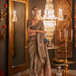 Elegant Silk Jacquard Saree with Handloom Weaving Craft