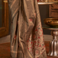 Elegant Silk Jacquard Saree with Handloom Weaving Craft