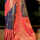 Pure Silk Saree with Rich Zari Weave & Charming Pallu Tassels