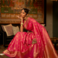 Zari Banarasi Saree with Ethnic Motifs Woven Design