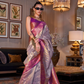 Tissue Silk Saree with Intricate Handloom Weaving Art