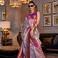 Tissue Silk Saree with Intricate Handloom Weaving Art