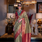 Tissue Silk Saree with Intricate Handloom Weaving Art