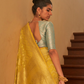 Nylon Crepe Saree with Zari Weaving for Festive Occasions