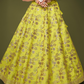 Traditional Slub Silk Lehenga Choli with Sequin Detailing