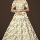Traditional Slub Silk Lehenga Choli with Sequin Detailing