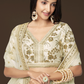 Traditional Slub Silk Lehenga Choli with Sequin Detailing