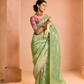 Banarasi Bridal Tissue Silk Saree with Traditional Royal Finish