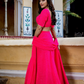 Modern Flared Lehenga Choli with Bold Stripes and Matching Dupatta