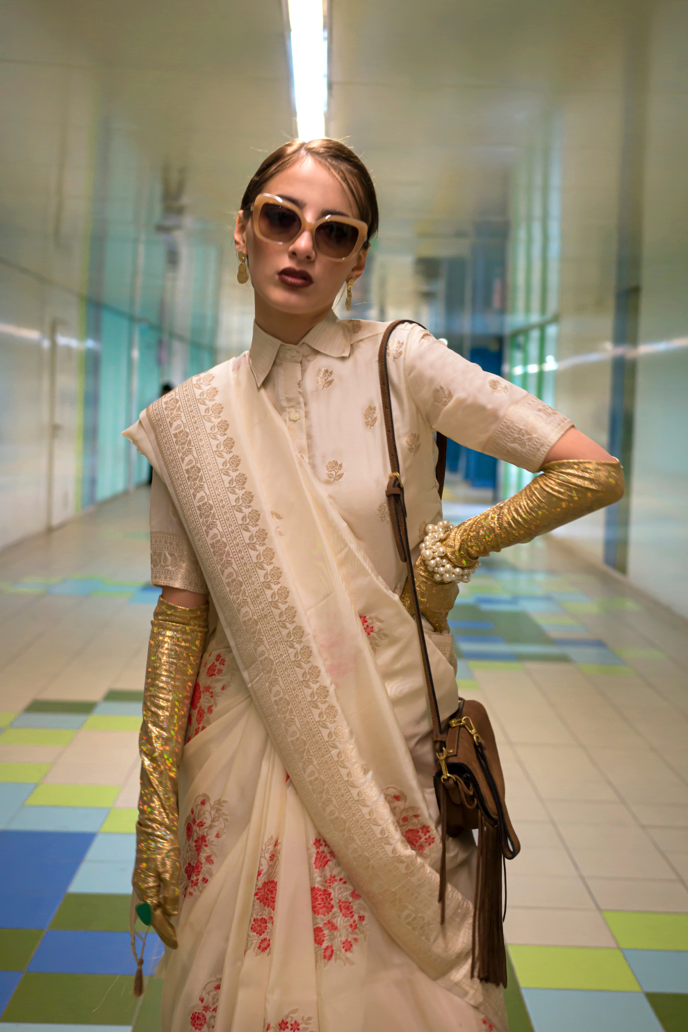 Banarasi Katan Silk Saree with Rich Zari Weaving