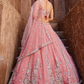 Designer Tissue Lehenga Choli & Dupatta Featuring Sequins Work