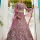 Festive Net Lehenga Choli with Rich Coding and Zarkan Accents