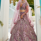 Festive Net Lehenga Choli with Rich Coding and Zarkan Accents
