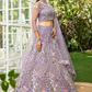Festive Net Lehenga Choli with Rich Coding and Zarkan Accents