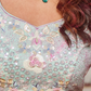 Designer Net Lehenga Choli with Intricate Sequins and Zarkan Work