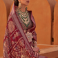 Glossy Finish Saree in Viscose Polyester Silk Fabric Print