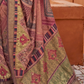 Glossy Finish Saree in Viscose Polyester Silk Fabric Print