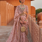 Glossy Finish Saree in Viscose Polyester Silk Fabric Print