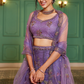 Traditional Net Lehenga Choli & Dupatta with Rich Coding