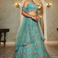 Traditional Net Lehenga Choli & Dupatta with Rich Coding