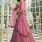 Traditional Net Lehenga Choli & Dupatta with Rich Coding