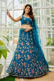 LAVANTE_FASHIOON_net_with_Coding_Zarkan_embroidery_Semi-Stitched_Lehenga_choli_Dupatta_6 - LaVante Fashion