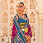 Handloom-Style Patola Silk Saree for Cultural Events