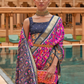 Elegant Patola Silk Saree with Foil Print Design