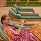 Elegant Patola Silk Saree with Foil Print Design