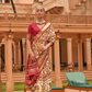 Elegant Patola Silk Saree with Foil Print Design