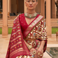 Elegant Patola Silk Saree with Foil Print Design