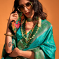 Woven Design Zari Satin Banarasi Saree with Rich Detailing