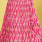 Vibrant Digital Printed Organza Lehenga Choli with Contemporary Flair