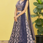 Vibrant Digital Printed Organza Lehenga Choli with Contemporary Flair