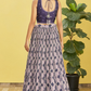 Vibrant Digital Printed Organza Lehenga Choli with Contemporary Flair