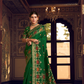 Luxurious Banarasi-Inspired Saree in Polyester Viscose Silk with Zari Embroidery
