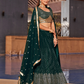 Elegant Digital Printed Ensemble with Sequins, Zari, Thread & Dori Embroidery