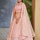 Elegant Digital Printed Ensemble with Sequins, Zari, Thread & Dori Embroidery