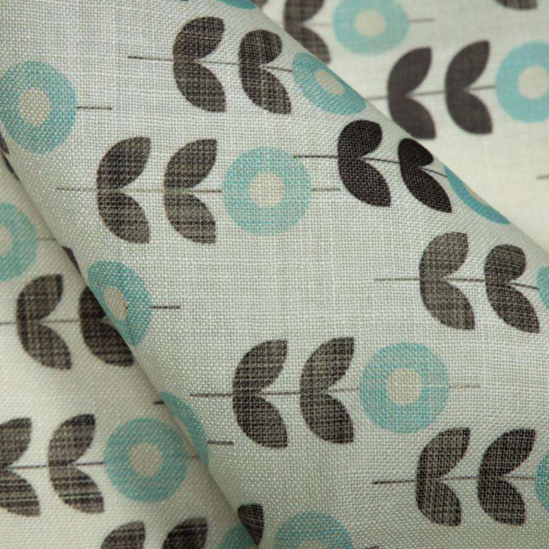 LaVante Fashion Beige Floral Digital Print Linen-Textured Fabric