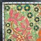 LaVante Fashion Pink And Orange Madhuvanii Pattern Digital Print Art Tusser Silk Fabric