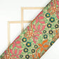 LaVante Fashion Pink And Orange Madhuvanii Pattern Digital Print Art Tusser Silk Fabric