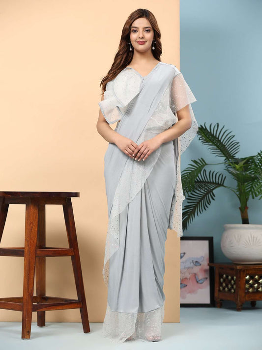 LaVante Fashion 5589 10942 SAREE IMPORTED FABRIC WITH RUFFLE BORDER SAREES