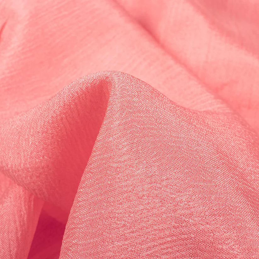 LaVante Fashion Watermelon Pink Plain Pure Chinnon Chiffon Fabric
