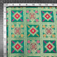 LaVante Fashion Peacock Green And Red Traditional Pattern Zari Jacquard Banarasi Taffeta Silk Fabric