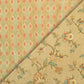 LaVante Fashion Oat Beige And Brown Floral Pattern Digital Print Viscose Chanderi Fabric