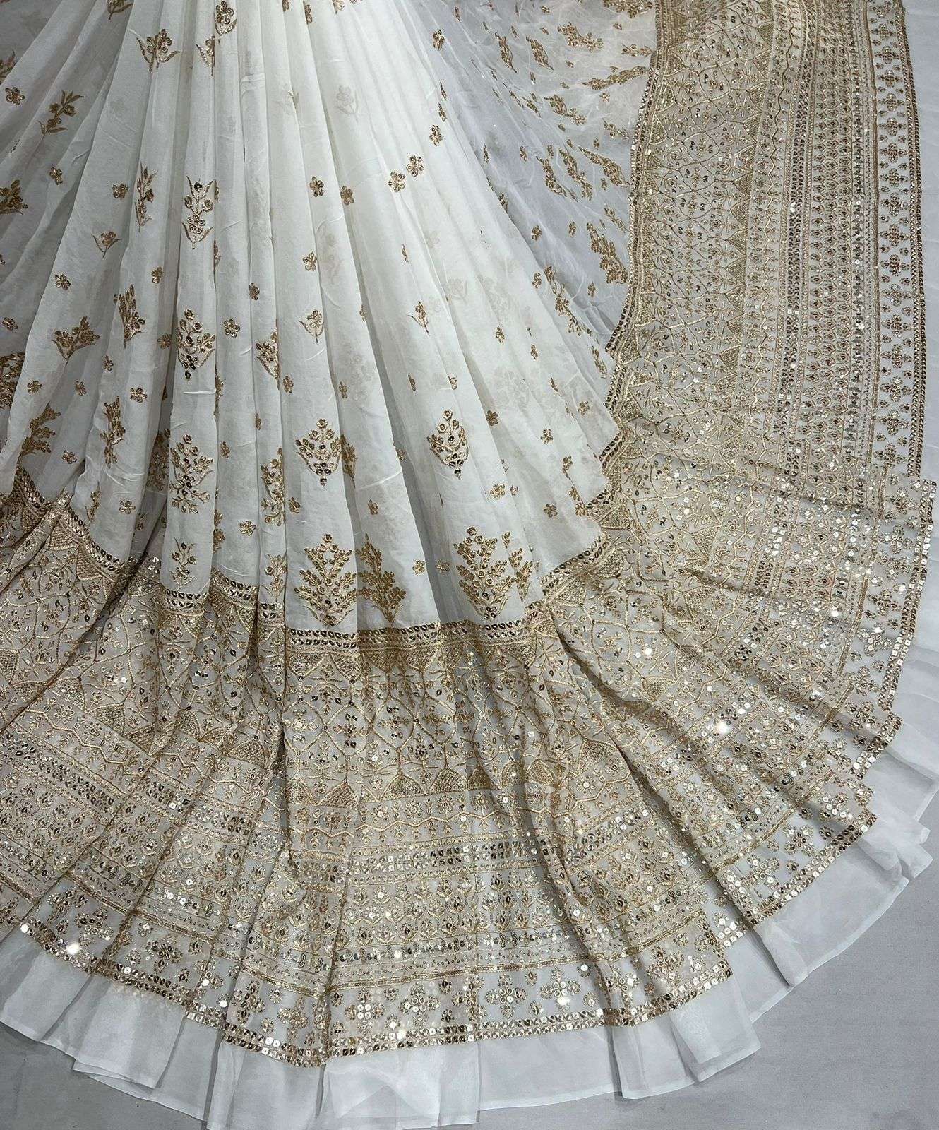 LaVante Fashion A21 Viscose Georgette Fabric with Embroidery Work